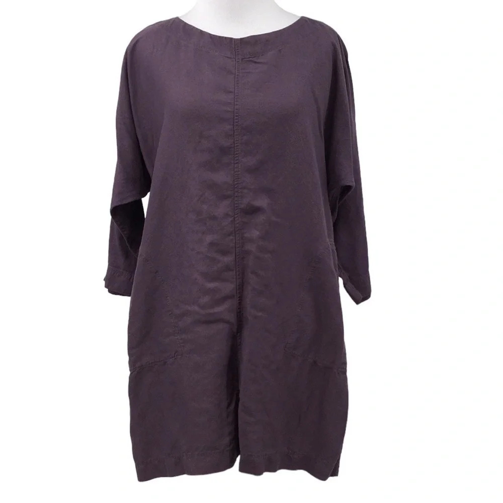 Aritzia Wilfred Dress Womens XXS Purple Dephine Boho Slouchy Dolman Lagenlook